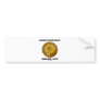 Make Everyday March 14th (Pi / Pie Math Humor) Bumper Sticker