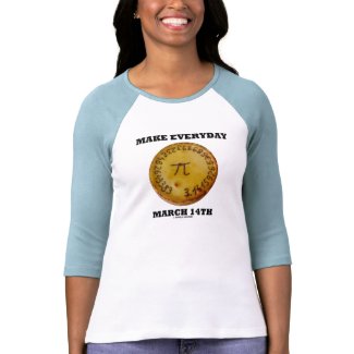 Make Everyday March 14th (Pi / Pie Math Humor) shirt