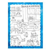 Make fun! Colorize it! - Postcard