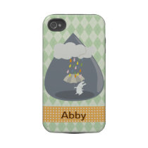 Make It Rain Rabbit Iphone 4 Tough Case