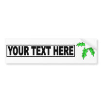 Make It Yourself Custom Christmas Bumper Stickers