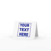 Make It Yourself Custom Note Card