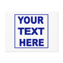 Make It Yourself Custom Postcards