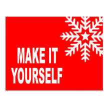 Make It Yourself Postcard Invitation
