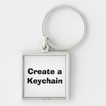 Make it Yourself Square Keychain