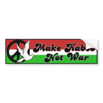 Make Kabob Not War bumper sticker