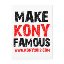Make Kony Famous - Kony 2012 Post Card