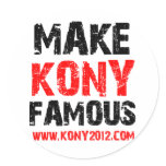 Make Kony Famous - Kony 2012 Stickers