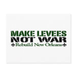 Make Levees Not War Post Card