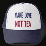 Make Love Not Tea hats