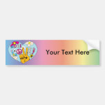 Make Love Not War ~ 60s Hippie Peace Sign Bumper Sticker