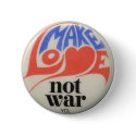 Make Love Not War buttons