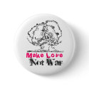 Make Love Not War buttons by DaCatsMeow Make Love Not War buttons