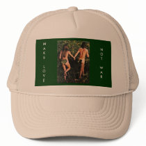 Make Love, Not War! hats by Regella Make Love, Not War! hats