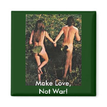 Make Love, Not War! magnets by Regella Make Love, Not War! magnets