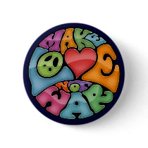 Make Love Not War -mc Pinback Button