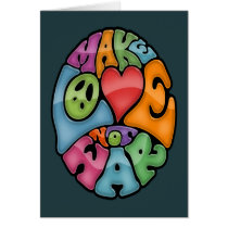 Make Love Not War -mc Greeting Cards