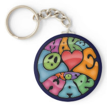 Make Love Not War -mc Keychain