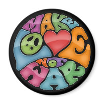 Make Love Not War -mc Refrigerator Magnets
