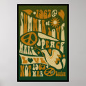 Make Love Not War Poster posters