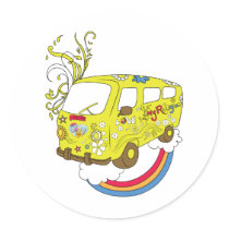 Make Love Not War Van ~ 60s Hippie Peace Sign Stickers