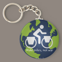 Make miles, not war keychains