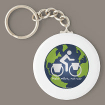 Make miles, not war keychains