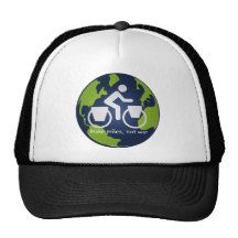 Make miles, not war trucker hat