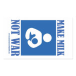MAKE MILK NOT WAR REC STICKERS stickers