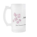 Make Mine Pink Frosted Mug 11oz / 16oz by katzmeow Make Mine Pink Frosted Mug 11oz / 16oz