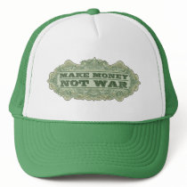 Make Money Not War Mesh Hats