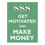 Make Money postcards