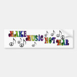 Make Music bumper sticker
