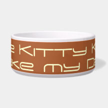 Make my Day Dog Bowls