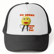Make My Day (whip Mistress) Mesh Hats