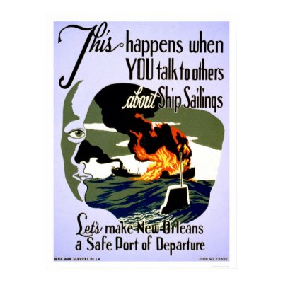 Make New Orleans Safe 1943 WPA Print by lc_wpa
