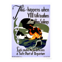 Make New Orleans Safe 1943 WPA posters