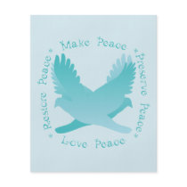 Make Peace, Restore Peace, Preserve, Love Peace Full Color Flyer