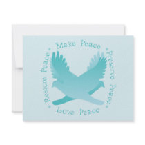 Make Peace, Restore Peace, Preserve, Love Peace Custom Announcement