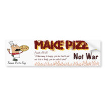 make pizza bumper stickers