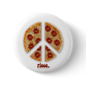 "Make Pizza, Not War" Buttons by Zoey_London "Make Pizza, Not War" Buttons