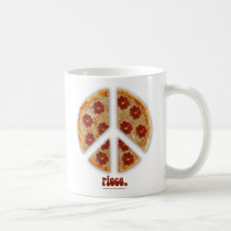 "Make Pizza, Not War" Mug