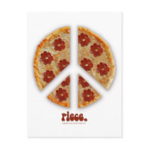 "Make Pizza, Not War" Postcards by Zoey_London "Make Pizza, Not War" Postcards