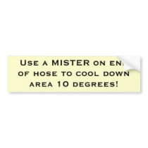 Make Rain! Bumper Sticker bumper stickers