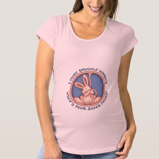 I Make Snuggle Bunnies Maternity T-Shirt