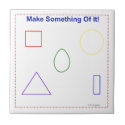 Make Something Of It Game - 5 Basic Shapes Tile