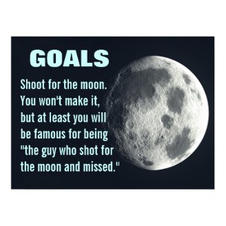 Make sure you set your goals very high (L) Posters