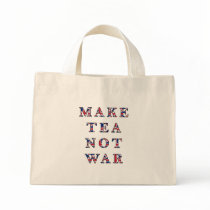 Make Tea Not War Tote Bag