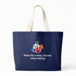 Make the Crazy Clowns Canvas Bags