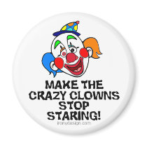 Make the Crazy Clowns magnets